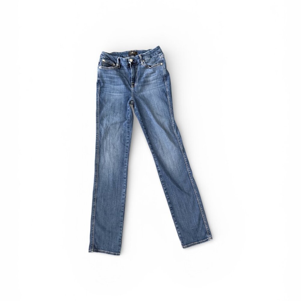 7 For All Mankind Jeans- Kimmie Straight- Slim Illusion- 28